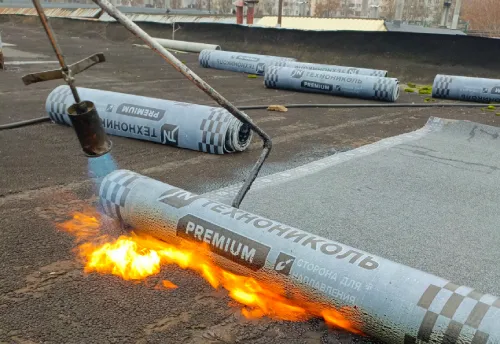 Ремонт гидроизоляции кровли